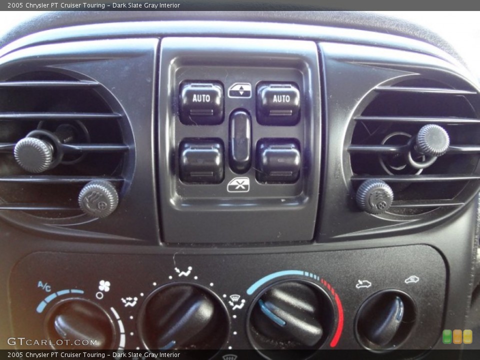 Dark Slate Gray Interior Controls for the 2005 Chrysler PT Cruiser Touring #77005644