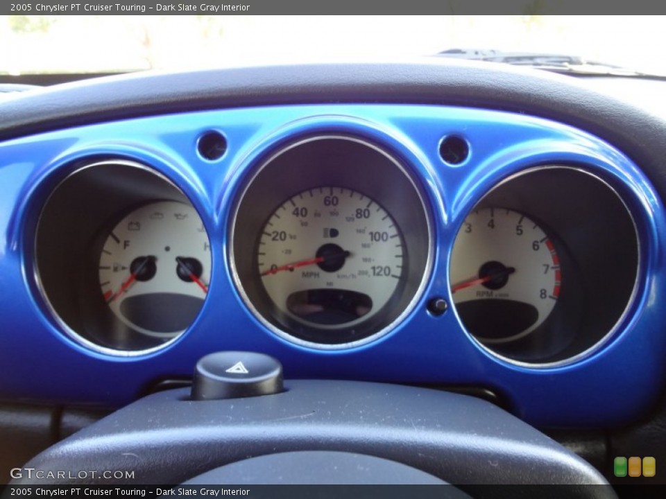 Dark Slate Gray Interior Gauges for the 2005 Chrysler PT Cruiser Touring #77005719