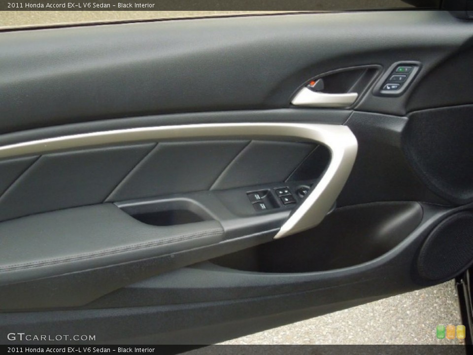 Black Interior Door Panel for the 2011 Honda Accord EX-L V6 Sedan #77005782