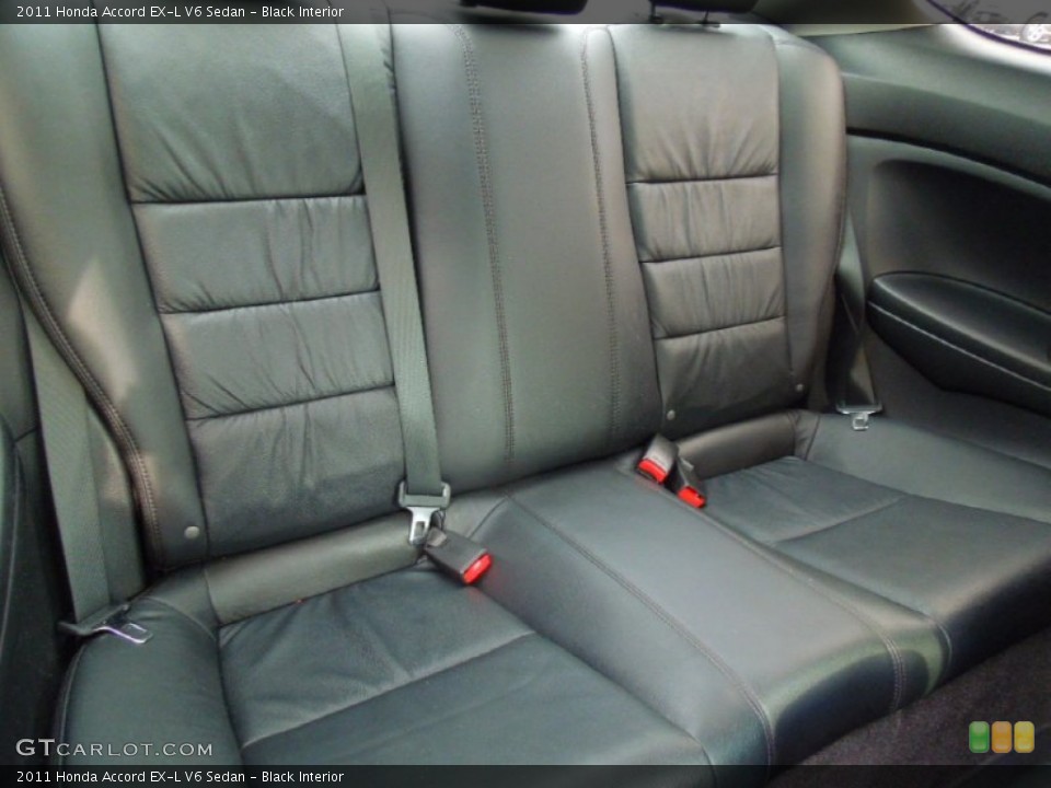 Black Interior Rear Seat for the 2011 Honda Accord EX-L V6 Sedan #77006005