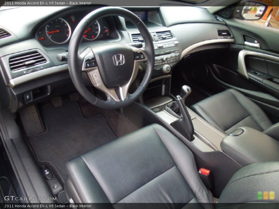 Black Interior Prime Interior for the 2011 Honda Accord EX-L V6 Sedan #77006156