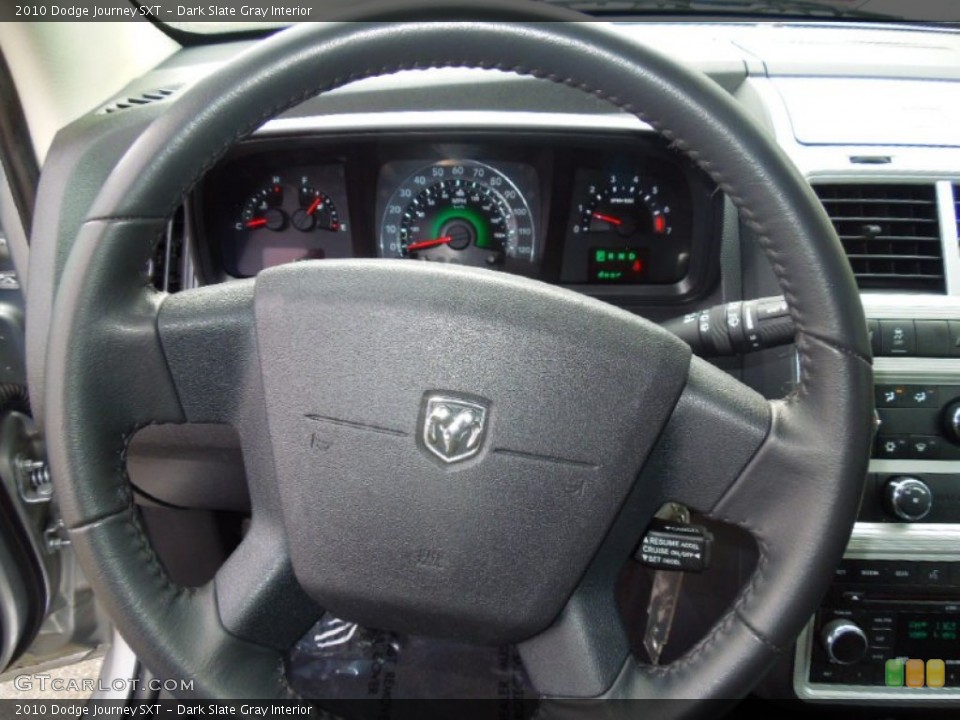 Dark Slate Gray Interior Steering Wheel for the 2010 Dodge Journey SXT #77006544