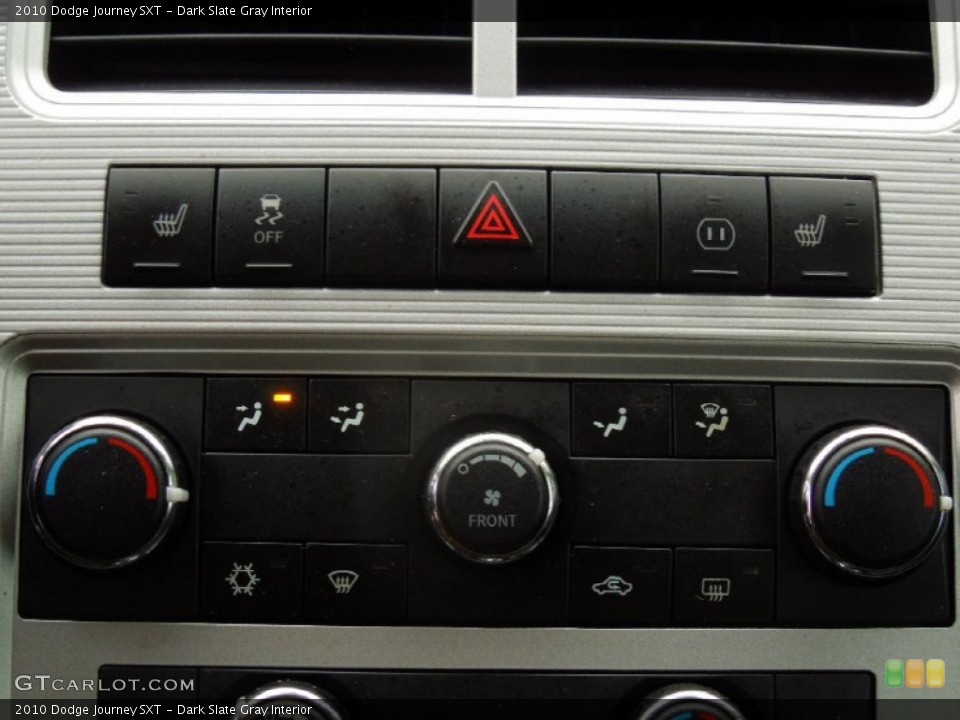 Dark Slate Gray Interior Controls for the 2010 Dodge Journey SXT #77006598