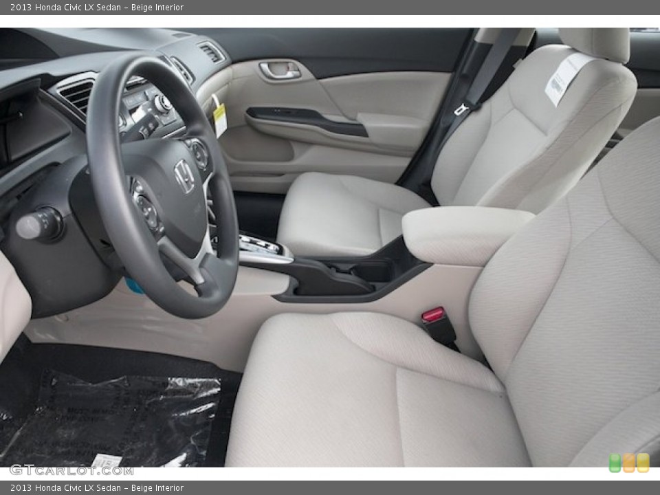 Beige Interior Photo for the 2013 Honda Civic LX Sedan #77006853