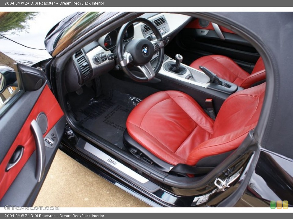 Dream Red/Black Interior Photo for the 2004 BMW Z4 3.0i Roadster #77007294