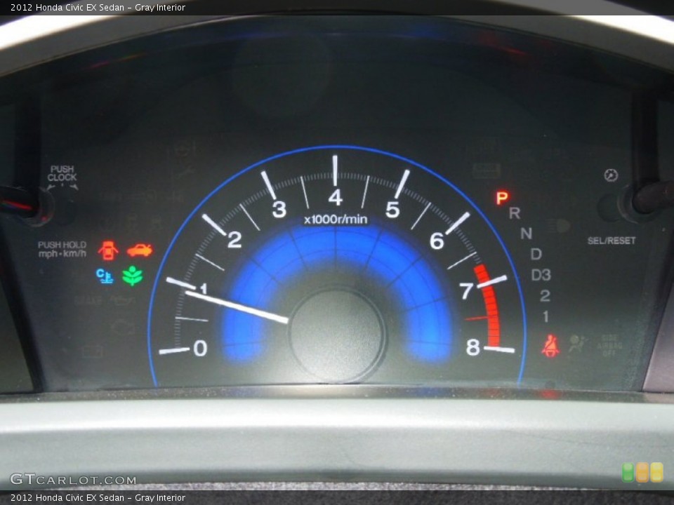 Gray Interior Gauges for the 2012 Honda Civic EX Sedan #77007300