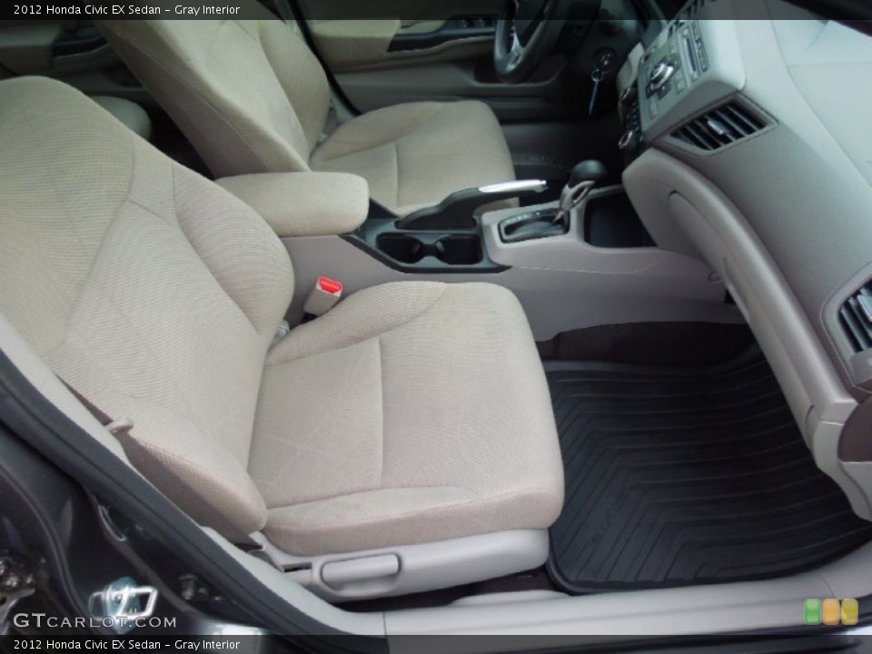 Gray Interior Photo for the 2012 Honda Civic EX Sedan #77007378
