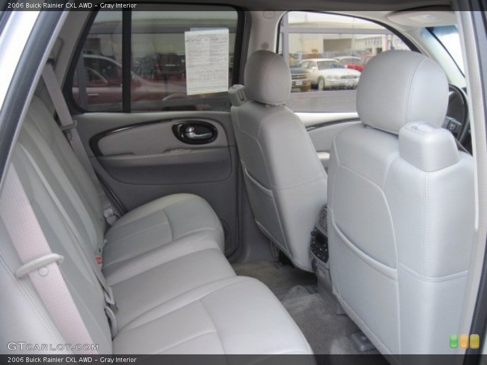 Gray Interior Rear Seat for the 2006 Buick Rainier CXL AWD #77007642