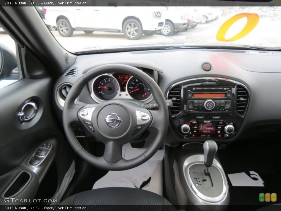 Black/Silver Trim Interior Dashboard for the 2013 Nissan Juke SV #77007897