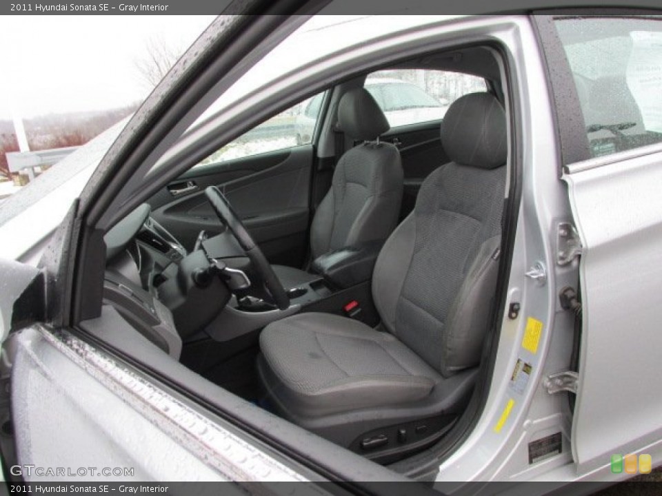 Gray Interior Front Seat for the 2011 Hyundai Sonata SE #77008672