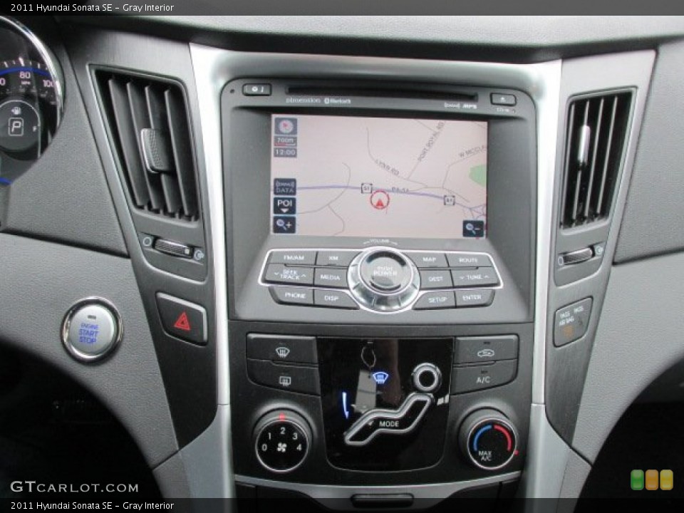 Gray Interior Navigation for the 2011 Hyundai Sonata SE #77008719