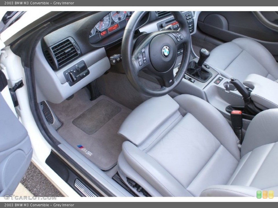 Grey 2003 BMW M3 Interiors