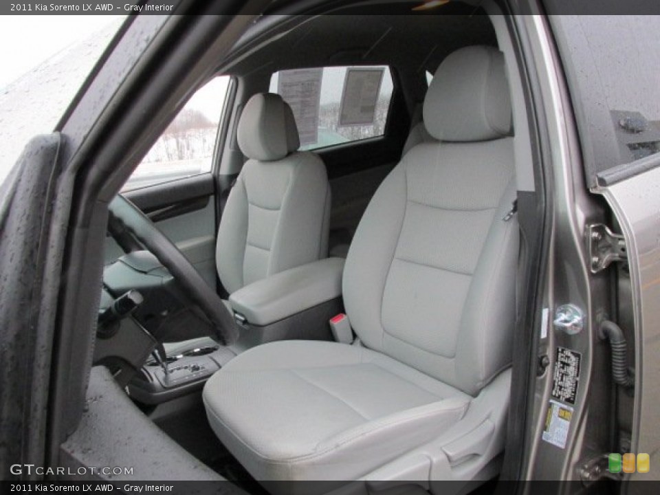 Gray Interior Front Seat for the 2011 Kia Sorento LX AWD #77009232