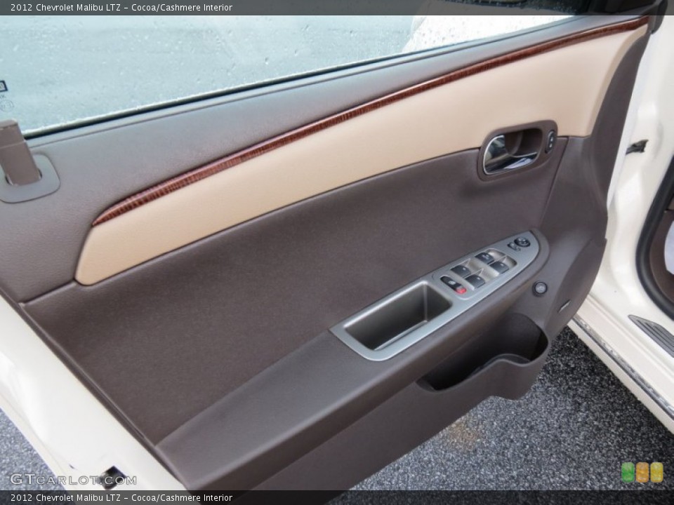 Cocoa/Cashmere Interior Door Panel for the 2012 Chevrolet Malibu LTZ #77009409