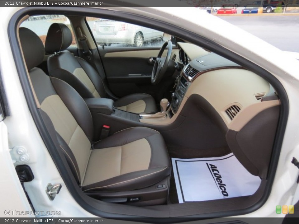 Cocoa/Cashmere Interior Front Seat for the 2012 Chevrolet Malibu LTZ #77009500