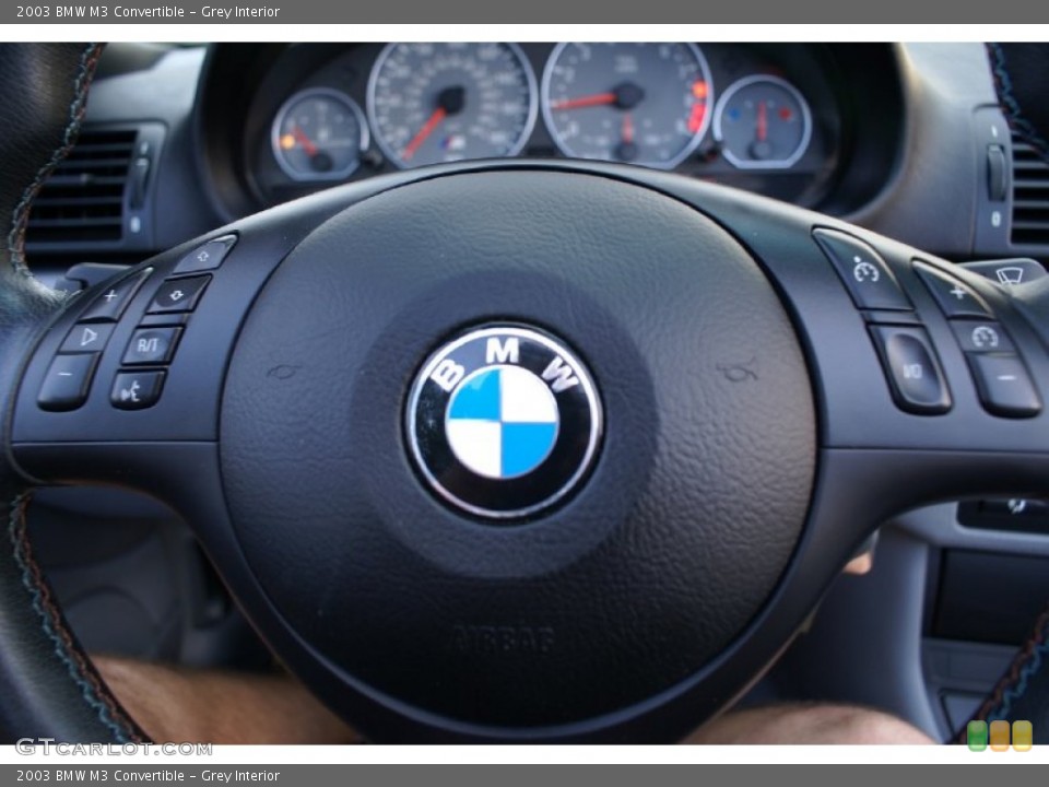 Grey Interior Controls for the 2003 BMW M3 Convertible #77009529