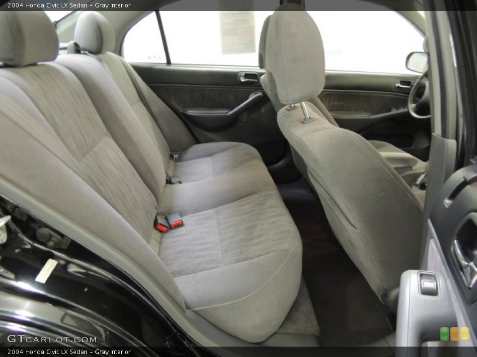 Gray Interior Rear Seat for the 2004 Honda Civic LX Sedan #77009624