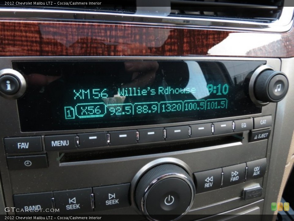 Cocoa/Cashmere Interior Audio System for the 2012 Chevrolet Malibu LTZ #77009670