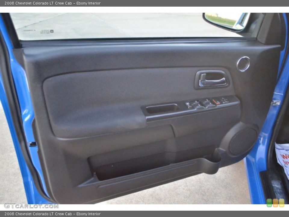 Ebony Interior Door Panel for the 2008 Chevrolet Colorado LT Crew Cab #77010000