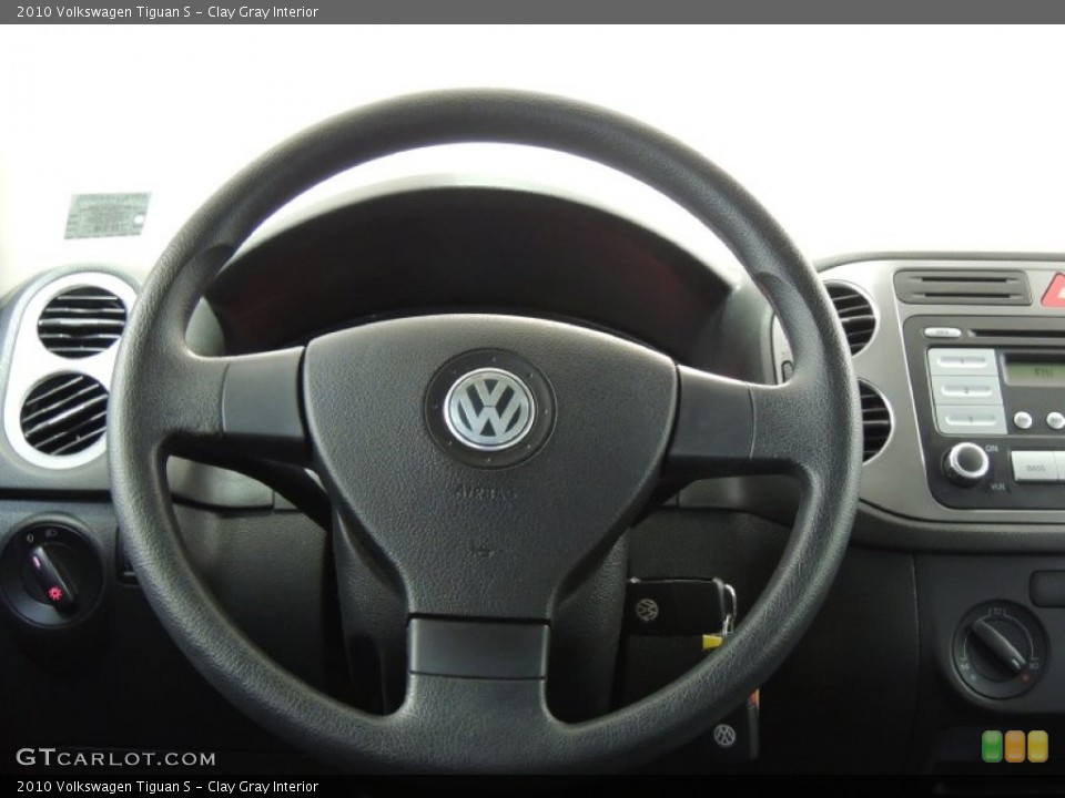 Clay Gray Interior Steering Wheel for the 2010 Volkswagen Tiguan S #77010027
