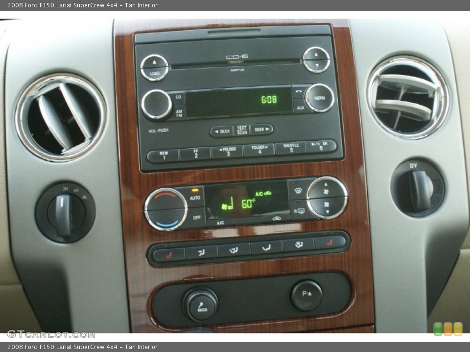 Tan Interior Controls for the 2008 Ford F150 Lariat SuperCrew 4x4 #77010669