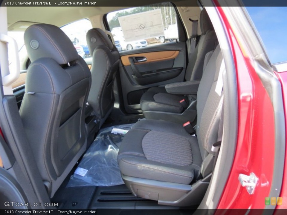 Ebony/Mojave Interior Rear Seat for the 2013 Chevrolet Traverse LT #77010717