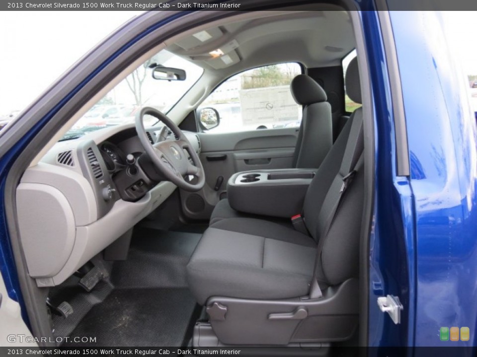 Dark Titanium Interior Front Seat for the 2013 Chevrolet Silverado 1500 Work Truck Regular Cab #77011137