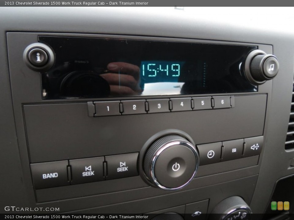 Dark Titanium Interior Audio System for the 2013 Chevrolet Silverado 1500 Work Truck Regular Cab #77011263