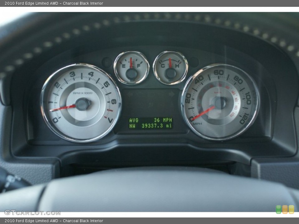 Charcoal Black Interior Gauges for the 2010 Ford Edge Limited AWD #77011356