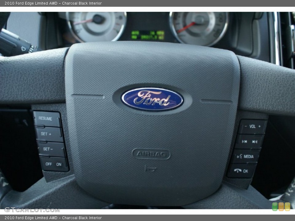 Charcoal Black Interior Controls for the 2010 Ford Edge Limited AWD #77011375