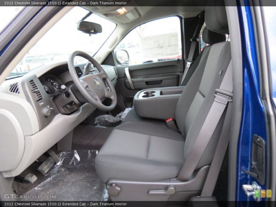 Dark Titanium Interior Photo for the 2013 Chevrolet Silverado 1500 LS Extended Cab #77011541