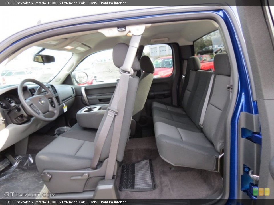 Dark Titanium Interior Photo for the 2013 Chevrolet Silverado 1500 LS Extended Cab #77011558
