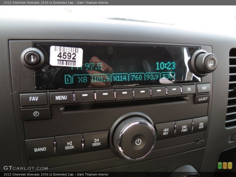 Dark Titanium Interior Audio System for the 2013 Chevrolet Silverado 1500 LS Extended Cab #77011662
