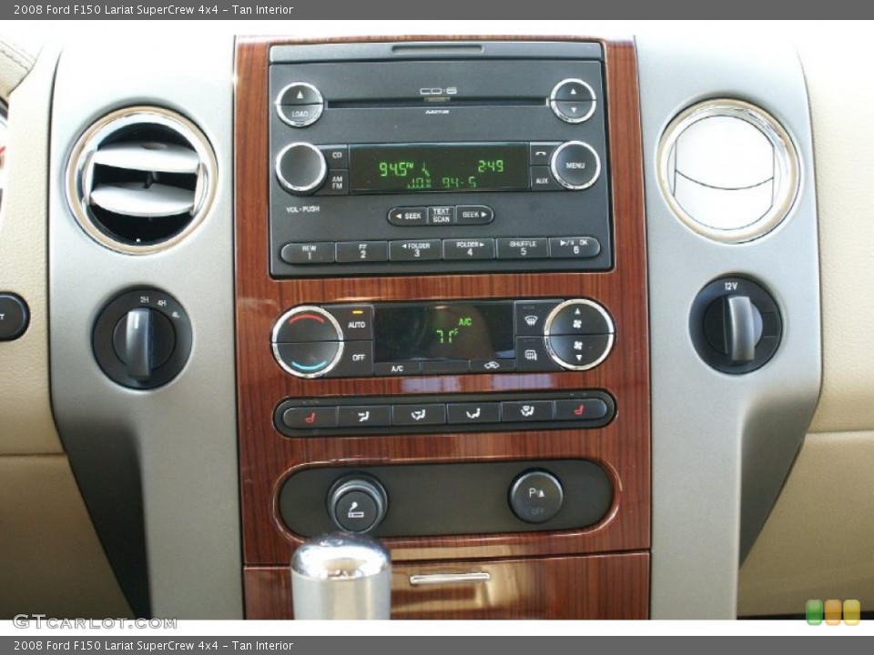 Tan Interior Controls for the 2008 Ford F150 Lariat SuperCrew 4x4 #77011899