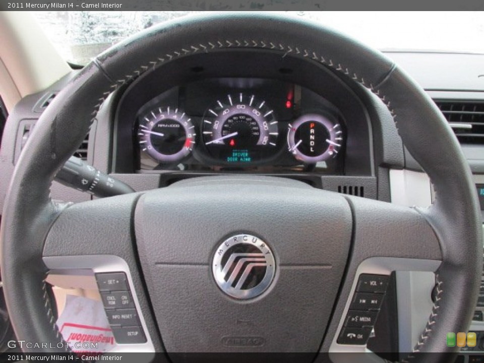 Camel Interior Steering Wheel for the 2011 Mercury Milan I4 #77011915