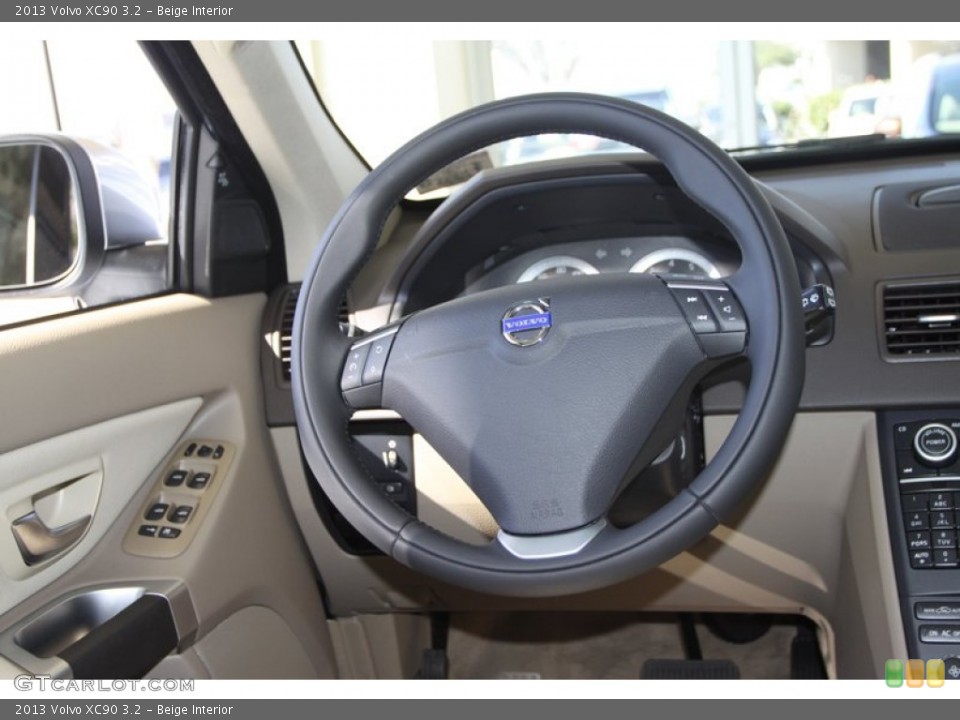 Beige Interior Steering Wheel for the 2013 Volvo XC90 3.2 #77012083