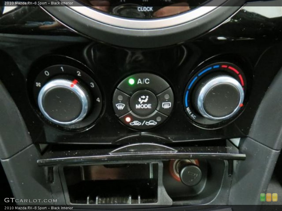 Black Interior Controls for the 2010 Mazda RX-8 Sport #77012233