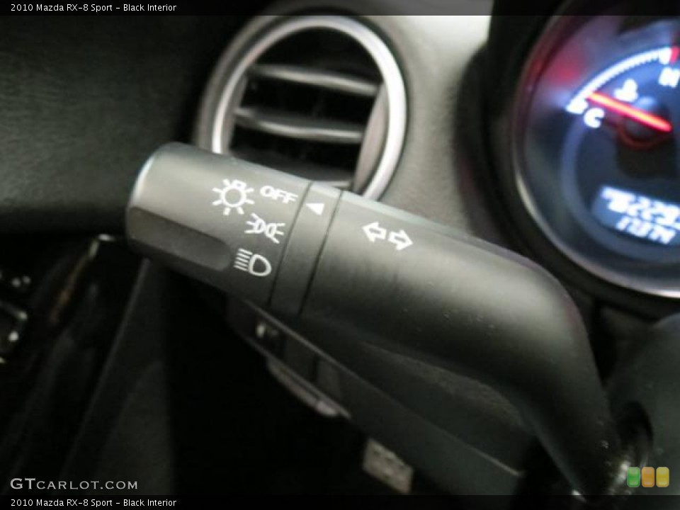 Black Interior Controls for the 2010 Mazda RX-8 Sport #77012301
