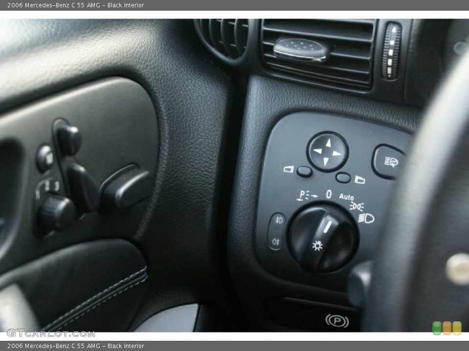 Black Interior Controls for the 2006 Mercedes-Benz C 55 AMG #77012529