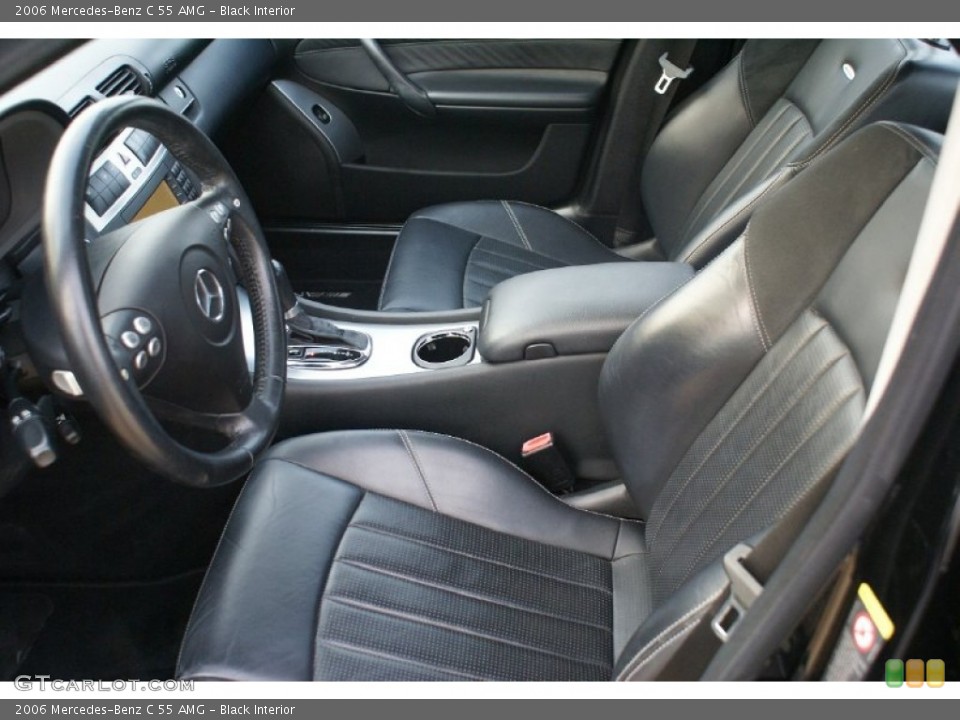 Black Interior Photo for the 2006 Mercedes-Benz C 55 AMG #77012576