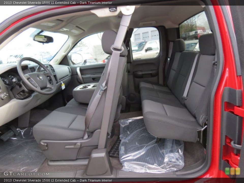 Dark Titanium Interior Photo for the 2013 Chevrolet Silverado 1500 LS Extended Cab #77013676