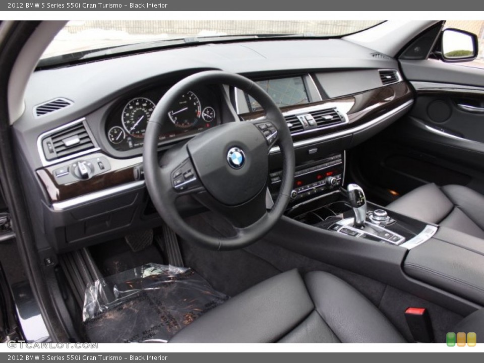 Black Interior Prime Interior for the 2012 BMW 5 Series 550i Gran Turismo #77015118