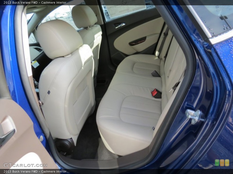 Cashmere Interior Rear Seat For The 2013 Buick Verano Fwd