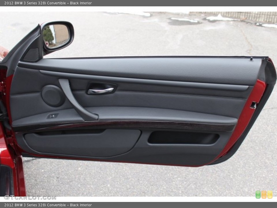 Black Interior Door Panel for the 2012 BMW 3 Series 328i Convertible #77016048