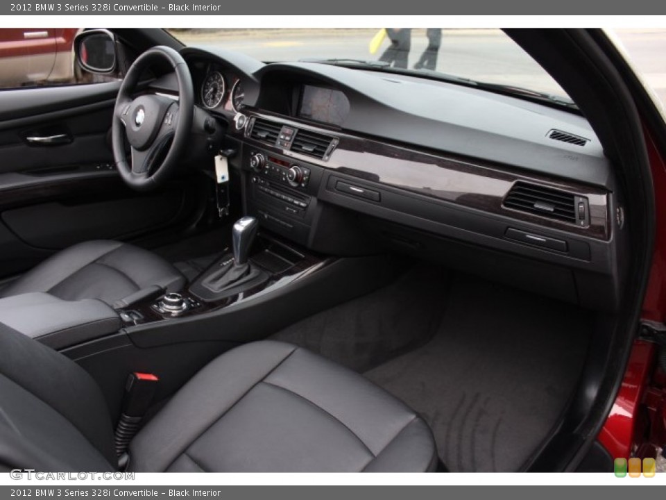 Black Interior Dashboard for the 2012 BMW 3 Series 328i Convertible #77016092