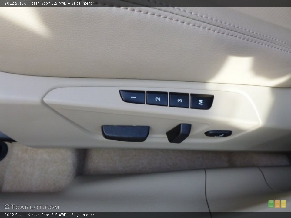 Beige Interior Controls for the 2012 Suzuki Kizashi Sport SLS AWD #77016930