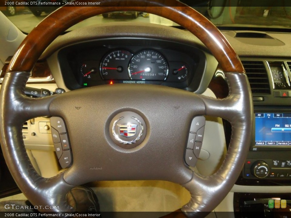 Shale/Cocoa Interior Steering Wheel for the 2008 Cadillac DTS Performance #77017308