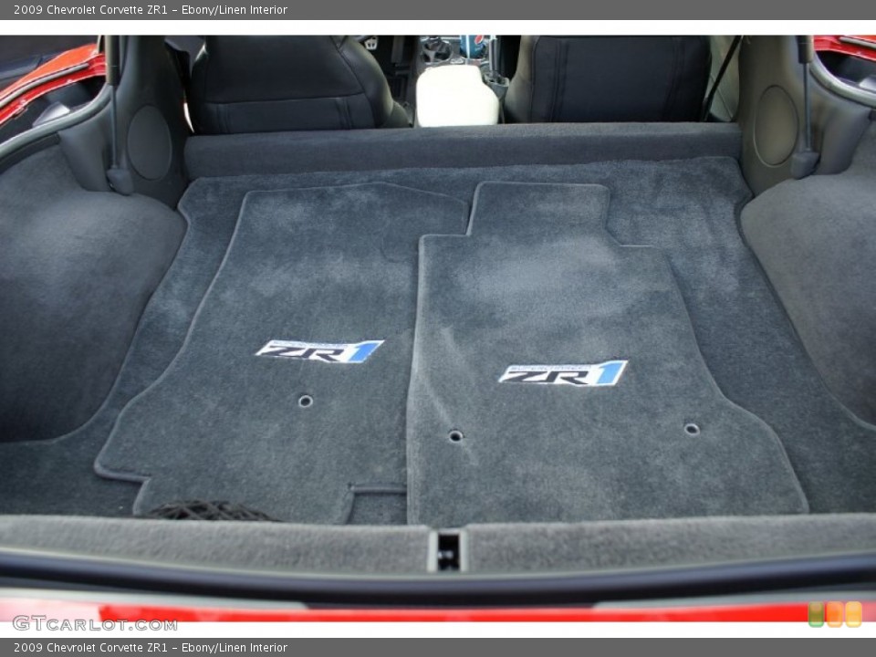 Ebony/Linen Interior Trunk for the 2009 Chevrolet Corvette ZR1 #77017455