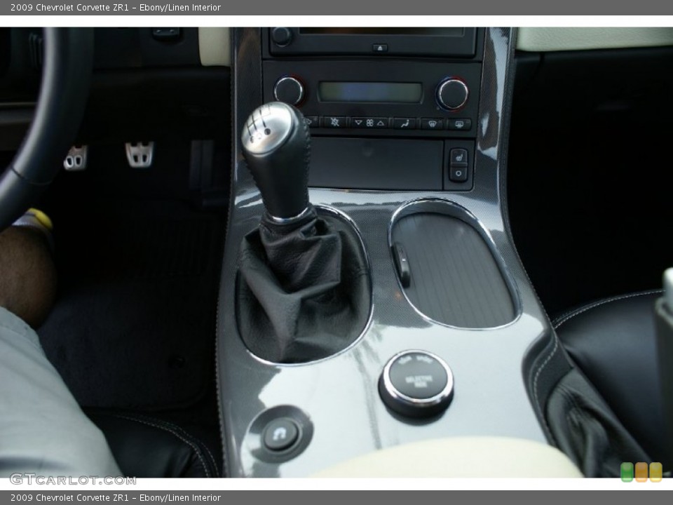 Ebony/Linen Interior Transmission for the 2009 Chevrolet Corvette ZR1 #77017689