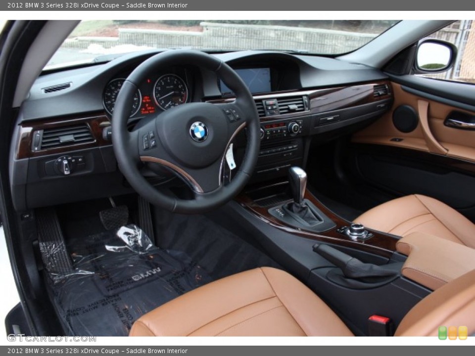 Saddle Brown Interior Prime Interior for the 2012 BMW 3 Series 328i xDrive Coupe #77017846